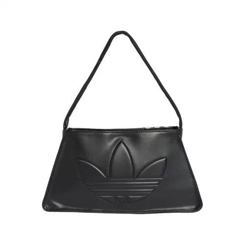 ショルダーバッグ・ポシェット adidas - Polyurethane Shopper Bag Outline Trefoil Shoulder bags adidas Pu Outline Trefoil Shopper Bag Black